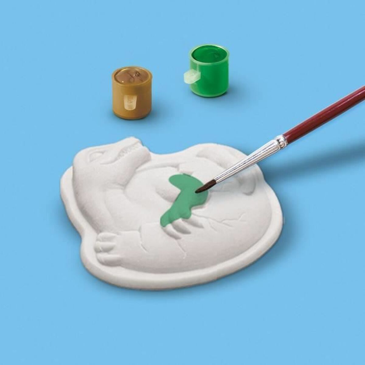 Zīmēšanas Komplekts SES Creative 2 in 1 Dinosaurs